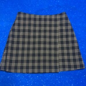 Gianni Bini Black and White A-Line Mini Skirt Casual